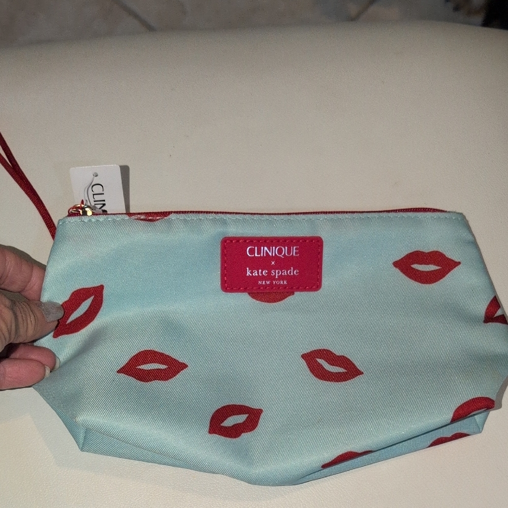 Kate Spade Clinique Collaboration Cosmetics Bag.